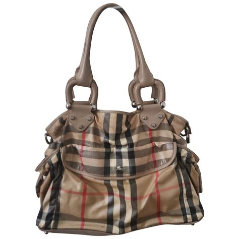 used Burberry diaper bag